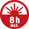 6+1 LED Akku Multifuntkionsleuchte HL DA61 MH, IP 54, 280+70lm