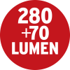 6+1 LED Akku Multifuntkionsleuchte HL DA61 MH, IP 54, 280+70lm