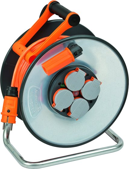 professionalLINE SteelCore Kabeltrommel IP44 40m orange AT-N07V3V3-F 3G1,5 - Produktansicht