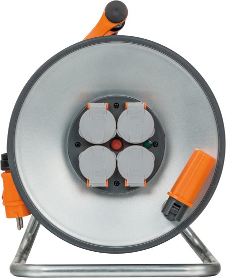 professionalLINE SteelCore Kabeltrommel IP44 40m orange AT-N07V3V3-F 3G1,5 - Produktansicht