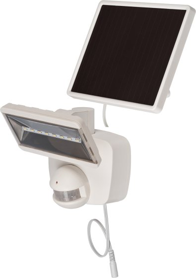 Solar LED-Strahler SOL 800 IP44 mit Infrarot-Bewegungsmelder weiss |  brennenstuhl®