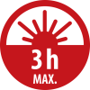 4 LED Akku-Handleuchte HL DA 40 MH 200lm