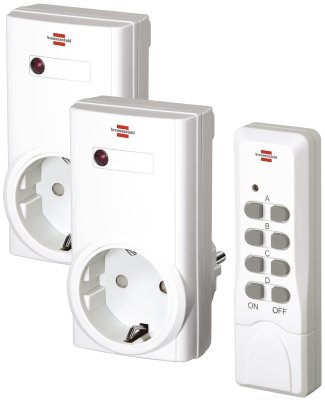 Comfort-Line Remote Control Set RC CE1 3001 1x 4 channel sender, 3x remote  receivers sockets IP20 *GB*