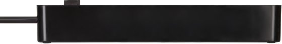 Ecolor Steckdosenleiste mit USB-Ladefunktion 4-fach schwarz/schwarz 1,5m H05VV-F 3G1,5 mit Schalter - Produktansicht