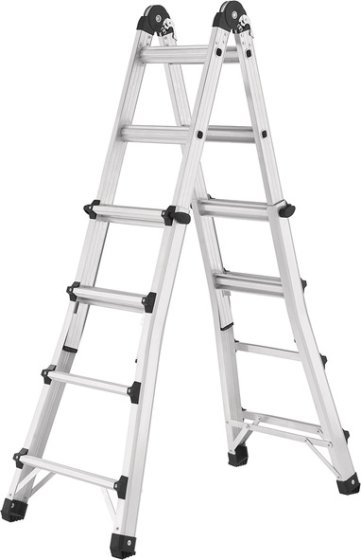 Multifunktions-Teleskopleiter Aluminium 4x4 - Produktbild