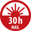LuxPremium Akku-LED-Kopflampe KL 250AF, IP44, 250lm