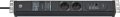 Premium-Web-Line V3 Internet-Steckdosenleiste 19" mit ÜSS 2-fach schwarz 3m H05VV-F3G1,5 - Produktbild