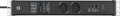 Premium-Web-Line V3 Internet-Steckdosenleiste 19" mit ÜSS 2-fach schwarz 3m H05VV-F3G1,5 - Produktansicht