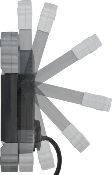 Mobiler Bluetooth LED Strahler TORAN 5000 MB mit Lichtsteuerungs-APP, IP54, 5000lm, 46W, 5m H07RN-F 3G1,5 - Produktansicht
