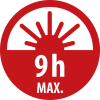Akku LED Handleuchte HL 300 AD 300lm, mit Dynamo, Haken, Magnet