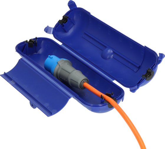 Safe-Box CEE 230V IP44, blau - Produktansicht