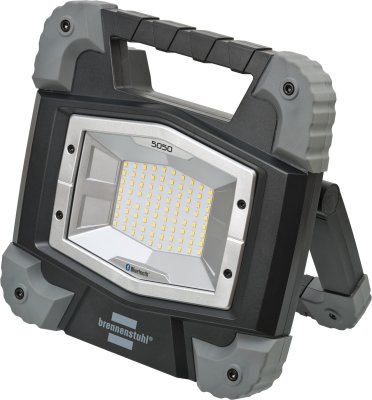 Bluetooth LED Baustrahler TORAN 5050 MB mit Lichtsteuerungs-APP, IP54, 5700lm, 48,7W, 5m H07RN-F 3G1,5