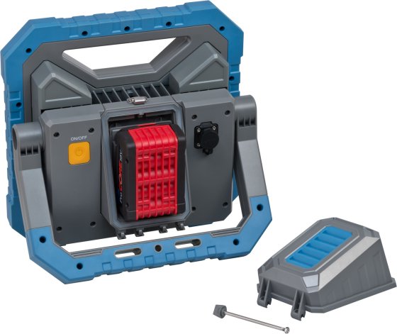Professional LED Hybrid Baustrahler BS 8050 MH, Bosch Professional 18V System, 7900lm, IP55    - Produktansicht