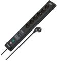 Premium-Line 60.000A Überspannungsschutz-Steckdosenleiste 6-fach schwarz 5m H05VV-F 3G1,5 - Produktbild