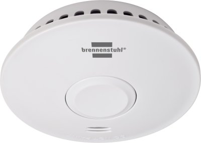 Rauchmelder mit 10 brennenstuhl® Jahres Batterie 