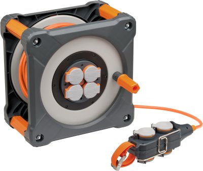 professionalLINE Kabeltrommel mit Powerblock KC 3210 IP44 33+5m H07BQ-F3G2,5
