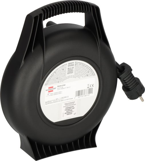 Vario Line Kabelbox VL2-X 4-fach schwarz 10m H05VV-F3G1.5 - Produktansicht