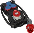Stromstation CEE1 IP44 Stecker 400V/16A Steckdosen 1x CEE 400V/16A+3x 230V/16A - Produktbild