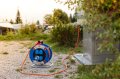Garant CEE IP44 Camping Kabeltrommel 25m H07RN-F 3G2,5, 1xCEE230V/16A, 3xSchutzkontakt-Steckdosen - Anwendungsbild