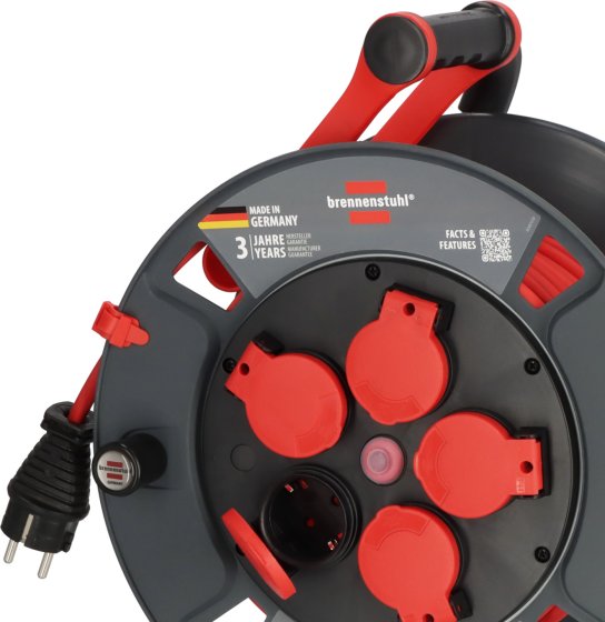 Kabeltrommel 300 KU 2110 IP44, 25m AT-N05V3V3-F 3G1,5 - Produktansicht