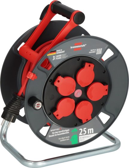 Kabeltrommel 300 KU 2110 IP44, 25m AT-N05V3V3-F 3G1,5 - Produktbild