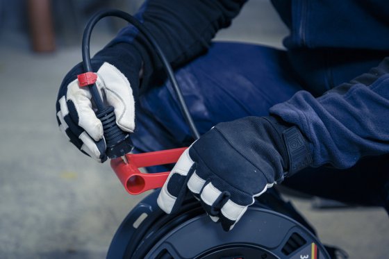 Kabeltrommel 300 KU 4110 IP44, 40m AT-N05V3V3-F 3G1,5 - Anwendungsbild