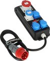 Portabler Stromverteiler BSV P 3x 230V/16A Steckdosen, 1x CEE 230V/16A, 1x CEE 400V/16A, 2m H07RN-F5G2.5 - Produktbild