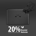 hugo! ONE Steckdosenwürfel mit USB C 20W PD deep black - Anwendungsbild