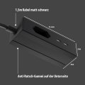 hugo! TRAVEL Steckdosenleiste mit USB C 20W PD und Euro Steckdose, deep black - Anwendungsbild