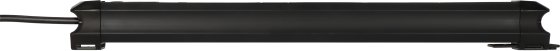 brennenstuhl®Connect Premium-Line WiFi 26.000A Überspannungsschutz-Steckdosenleiste 6-fach schwarz 1,8 m H05VV-F3G1,5 - Produktansicht