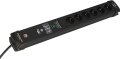 brennenstuhl®Connect Premium-Line WiFi 26.000A Überspannungsschutz-Steckdosenleiste 6-fach schwarz 1,8 m H05VV-F3G1,5 - Produktansicht