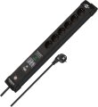 brennenstuhl®Connect Premium-Line WiFi 26.000A Überspannungsschutz-Steckdosenleiste 6-fach schwarz 1,8 m H05VV-F3G1,5 - Produktbild