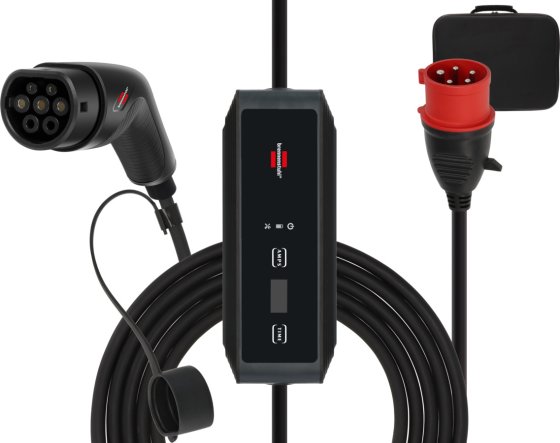 Tragbares EV Ladegerät Typ 2 CEE 11kW mit 8m Kabel - Produktbild