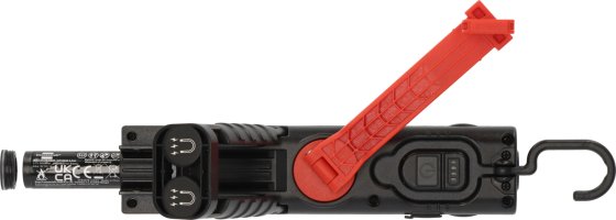 Akku LED Handlampe HL 600 AD mit Dynamo-Schnelllademöglichkeit 600+180lm, IP54 - Produktansicht