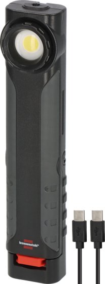 Akku LED Handlampe HL 600 AD mit Dynamo-Schnelllademöglichkeit 600+180lm, IP54 - Produktbild