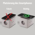 hugo! ONE Steckdosenw&uuml;rfel mit USB C 20W PD cream white - Anwendungsbild