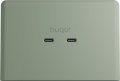 hugo! ONE Steckdosenwürfel mit USB C 20W PD mint green - Produktansicht