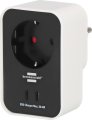 brennenstuhl&reg;Connect WiFi Steckdosenadapter WA 3600 PD01, 2x USB C, wei&szlig;/schwarz - Produktbild
