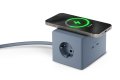 hugo! ONE Steckdosenwürfel mit USB C 20W PD ice blue - Anwendungsbild