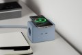 hugo! ONE Steckdosenwürfel mit USB C 20W PD ice blue - Anwendungsbild