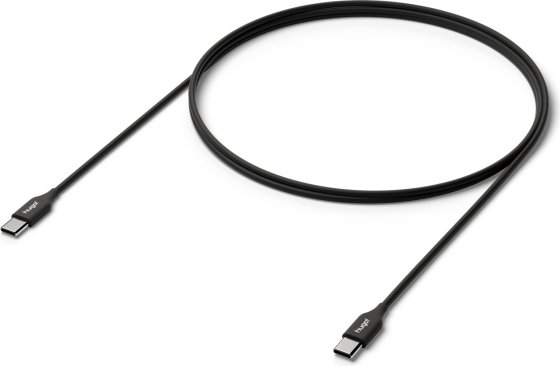 Brennenstuhl hugo! CABLE Ladekabel USB C 60W (Kabel USB C auf USB C, 60W Schnellladen, 1m Kabellänge) deep black - Produktansicht