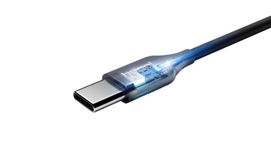 Brennenstuhl hugo! CABLE Ladekabel USB C 100W (Kabel USB C auf USB C, 100W Schnellladen, 2m Kabellänge) deep black - Anwendungsbild