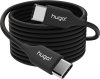 Brennenstuhl hugo! CABLE Ladekabel USB C 100W (Kabel USB C auf USB C, 100W Schnellladen, 2m Kabellänge) deep black