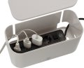 Kabelbox für Steckdosenleisten weiß - Produktansicht