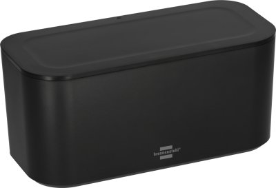Kabelbox für Steckdosenleisten schwarz