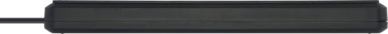 Eco-Line Steckdosenleiste 8-fach schwarz 5m H05VV-F 3G1,5 - Produktansicht