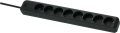 Eco-Line Steckdosenleiste 8-fach schwarz 5m H05VV-F 3G1,5 - Produktansicht