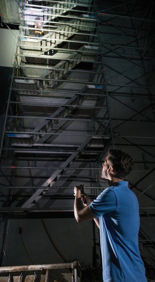 Akku Fokus Selektor LED Taschenlampe TL 801 AFS, IP44, 800lm - Anwendungsbild