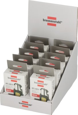 Mini LED Taschenlampe MTL 600 A, 600lm, 10 Stück im Display