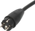 Camping Adapterkabel IP44 1,5m schwarz H07RN-F 3G2,5 Schutzkontakt-Stecker, Winkelkupplung CEE 230V/16A - Produktansicht